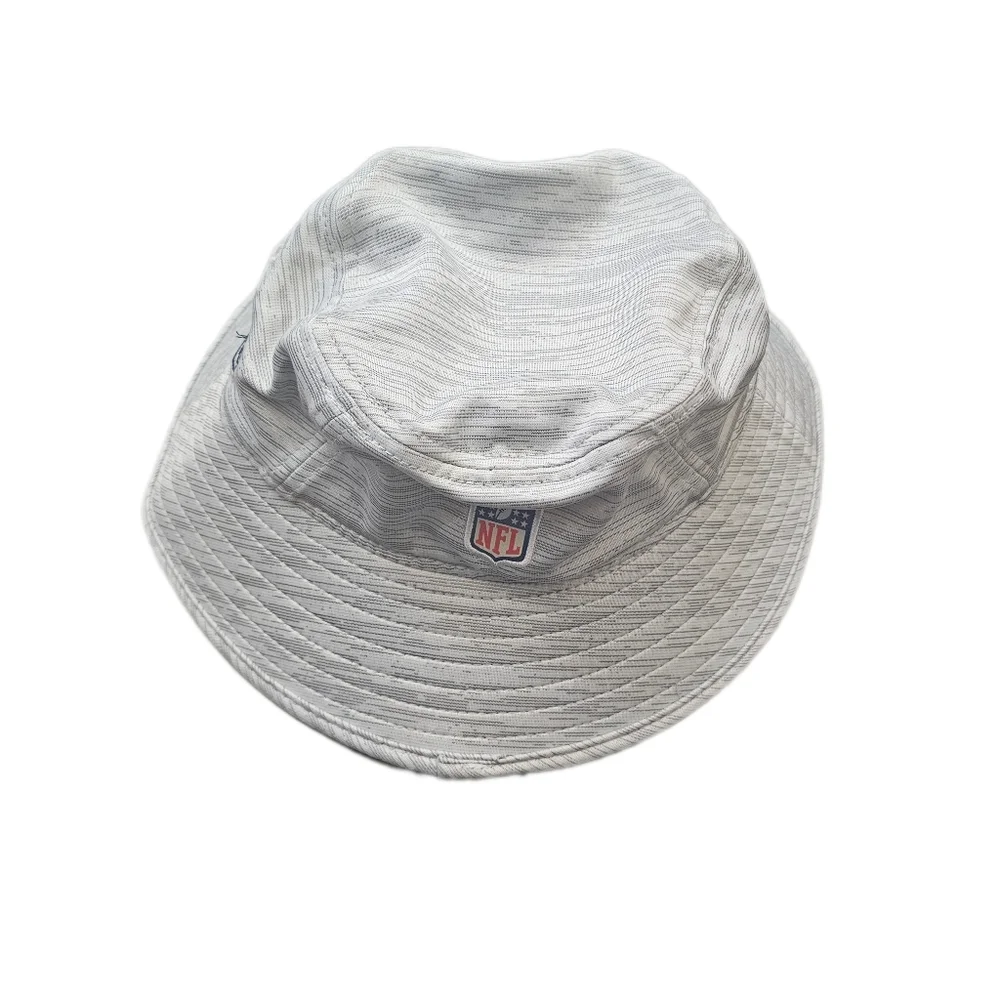 NEW ERA DALLAS COWBOYS GREY GAME MENS BUCKET HAT, SIZE OSFM